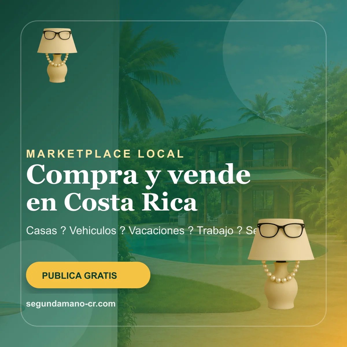 Anuncio de Segundamano Costa Rica para comprar y vender articulos locales